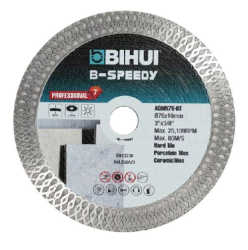 Diamantov� kot�� BIHUI B-Speedy 76 � 1,2 � 8 � 10 mm � mini na obklady a dla�bu