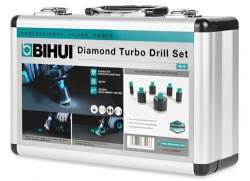 Diamond Turbo Drill Set  6-dielna sada diamantovch koruniek M14 v kufrku