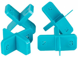 Vyrovnvacie kriky SET 1 / 2 / 3 / 4 mm (50 ks)