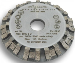 Uberac� br�sny kot�� na GRES SIGMA 115/22,2 R10